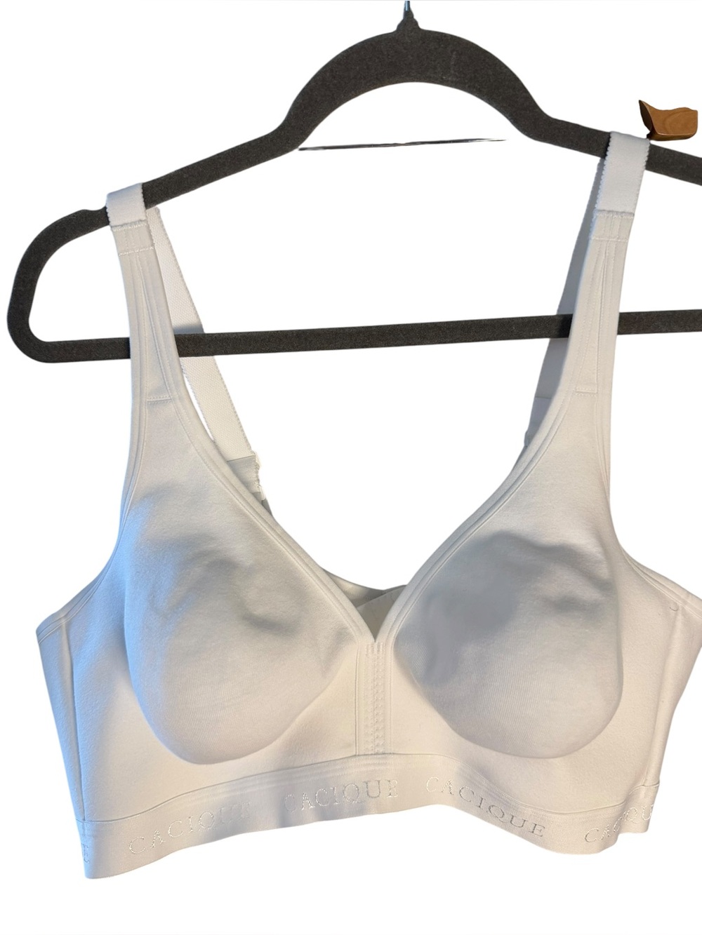 Cacique Cotton Unlined No Wire Full Coverage - Picture 4 of 8